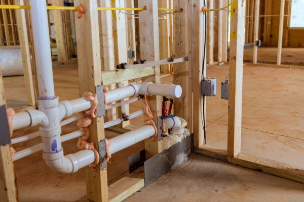 Rough Plumbing Installation in Rowlett