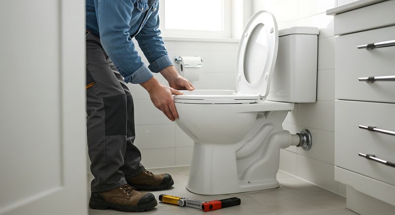 Replacing a toilet